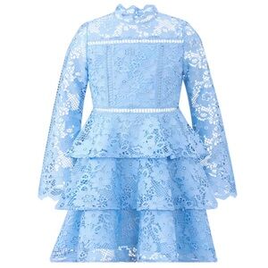 MARLO- LAYLA DRESS IN POWDER BLUE